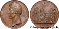 FRANCE Médaille du Sacre CHARLES X (1825) (68mm, 139,44g, 12h) -