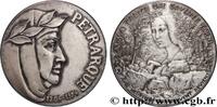 FRANCE Médaille, François Pétrarque, n°49 LITTÉRATURE : ÉCRIVAINS/ÉCRIVAINES - POÈTES Monnaie de Paris 1981 (85mm, 261,29g, 12h) -
