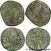 FRANCE Lot de 2 bronzes COL/CABE (semis) GAUL - CABELLIO - CAVAILLON Cavaillon (84) 40-30 AC. (mm, g, h) -