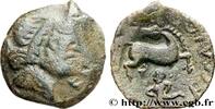 FRANCE Bronze ECCAIOS, au cheval retourné PARISII (Area of Paris) Paris (75) c. 40-30 AC. (16mm, 2,68g, 12h) -