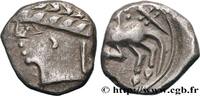 FRANCE Denier au cheval galopant et au “caducée” GALLIA - ALLOBROGES (Dauphiné area) Ier siècle avant J.-C. (12,5mm, 2,25g, 12h) -