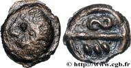 FRANCE Potin aux chevrons et à la tête hirsute GALLIA BELGICA - BELLOVACI (Area of Beauvais) Beauvais (60) Ier siècle avant J.-C. (16mm, 3,34g, 10h) -