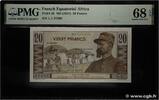 FRENCH EQUATORIAL AFRICA 20 Francs Émile Gentil IE FRENCH EQUATORIAL AFRICA 20 Francs Émile Gentil IE 1957 UNC -