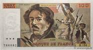 FRANCE 100 Francs DELACROIX modifié FRANCE 100 Francs DELACROIX modifié 1989 VF+ -