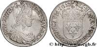 FRANCE Demi-écu, portrait à la mèche longue LOUIS XIV THE SUN KING Montpellier 1652 (32mm, 13,58g, 6h) -