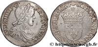 FRANCE Demi-écu, portrait à la mèche longue LOUIS XIV THE SUN KING Bayonne 1650 (32,5mm, 13,59g, 6h) -