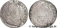 FRANCE Demi-écu, portrait à la mèche longue LOUIS XIV THE SUN KING Angers 1653 (31,5mm, 13,48g, 6h) -