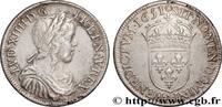 FRANCE Demi-écu, portrait à la mèche longue LOUIS XIV THE SUN KING Paris 1651 (32mm, 13,29g, 6h) -