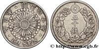 JAPAN 50 Sen an 40 Meiji (Mutsuhito) soleil JAPAN 1907 (27,5mm, 10,12g, 6h) -