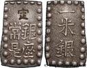 JAPAN 1 Shu (Isshu Gin) Meiji JAPAN n.d. (15,36mm, 1,93g, 12h) -