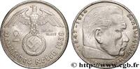 GERMANY 2 Reichsmark Maréchal Paul von Hindenburg GERMANY Vienne 1938 (25mm, 8,03g, 12h) -