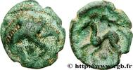 FRANCE Bronze au sanglier et au cheval surmonté d’un oise AMBIANI (Area of Amiens) Amiens (80) c. 60-40 AC. (14,5mm, 2,01g, 6h) -