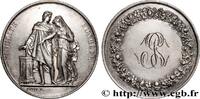 FRANCE Médaille de mariage, Fidélité et Bonheur AMOUR ET MARIAGE 1844 (33mm, 15,94g, 12h) -
