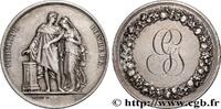 FRANCE Médaille de mariage, Fidélité et Bonheur AMOUR ET MARIAGE 1848 (33,5mm, 16g, 6h) -
