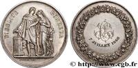 FRANCE Médaille de mariage, Fidélité et Bonheur AMOUR ET MARIAGE 1868 (33,5mm, 15,39g, 12h) -
