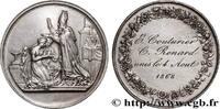 FRANCE Médaille de mariage AMOUR ET MARIAGE 1868 (27,5mm, 9,72g, 6h) -