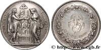 FRANCE Médaille, Mariage chrétien AMOUR ET MARIAGE 1890 (30mm, 11,82g, 12h) -