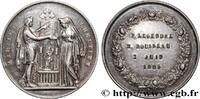 FRANCE Médaille, Mariage chrétien AMOUR ET MARIAGE 1885 (30,5mm, 12,23g, 12h) -