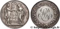 FRANCE Médaille, Mariage chrétien AMOUR ET MARIAGE 1865 (30,5mm, 11,99g, 12h) -