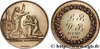 FRANCE Médaille de mariage, Connubium Christianum AMOUR ET MARIAGE 1874 (33,5mm, 15,92g, 12h) -