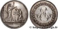 FRANCE Médaille de mariage AMOUR ET MARIAGE 1868 (33,5mm, 15,66g, 12h) -