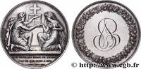 FRANCE Médaille de mariage, Evangile de St Mathieu AMOUR ET MARIAGE 1855 (38,5mm, 24,74g, 12h) -