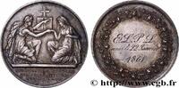 FRANCE Médaille de mariage AMOUR ET MARIAGE 1861 (31,5mm, 13,34g, 12h) -