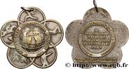 FRANCE Médaille, Championnat international de pentathlon ARMÉES ET MILITAIRES 33 - Bordeaux 1967 (38mm, 19,86g, 12h) -