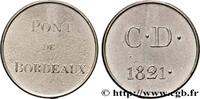 FRANCE Médaille des ouvriers du pont PONTS 33 - Bordeaux 1821 (37mm, 17,92g, 12h) -