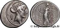 THE REPUBLIC (280 BC to 27 BC) Denier POMPONIA Rome 66 AC. (17,5mm, 3?75g, 1h) -