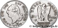 FRANCE 30 sols dit au génie, type FRANÇOIS LOUIS XVI Paris 1792 (29,5mm, 9,96g, 6h) -