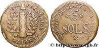 FRANCE 5 sols SIEGE OF MAINZ Mayence 1793 (31mm, 19,83g, 12h) -