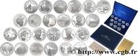 FRANCE Coffret Belle Épreuve Argent des douze monnaies de COMMEMORATIVE COINS MONNAIE DE PARIS n.d. (37,00mm, g, 6h) -