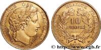 FRANCE 10 francs or Cérès, IIe République, levrette oreil II REPUBLIC Paris 1850 (19mm, 3,21g, 6h) -