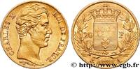 FRANCE 20 francs or Charles X, matrice du revers à cinq f CHARLES X Paris 1830 (21mm, 6,42g, 6h) -