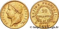 FRANCE 20 francs or Napoléon, tête laurée, Empire françai PREMIER EMPIRE / FIRST FRENCH EMPIRE Paris 1812 (21mm, 6,44g, 6h) -