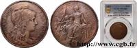 FRANCE Essai de 10 centimes Daniel-Dupuis en bronze, flan III REPUBLIC Paris 1898 (30,18mm, 9,97g, 6h) -