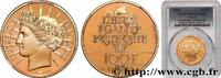 FRANCE Belle Épreuve Or 100 francs - Fraternité COMMEMORATIVE COINS MONNAIE DE PARIS 1988 (31mm, 17,00g, 6h) -