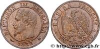 FRANCE Un centime Napoléon III, tête nue SECOND EMPIRE Bordeaux 1853 (15mm, 1,00g, 6h) -