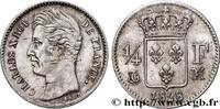 FRANCE 1/4 franc Charles X CHARLES X Toulouse 1828 (15mm, 1,22g, 6h) -