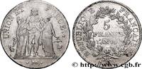 FRANCE 5 francs Union et Force, Union serré, avec glands CONSULATE Paris 1802 (37,24mm, 25,07g, 6h) -