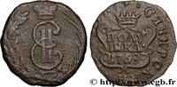 RUSSIA - SIBERIA 1 Polushka (1/4 Kopeck) RUSSIA - SIBERIA Kolyvan 1768 (17,26mm, 2,04g, 12h) -