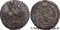 RUSSIA 1 Polushka (1/4 Kopeck) monograme de Catherine II RUSSIA Ekaterinbourg 1789 (17,5mm, 2,66g, 12h) -
