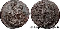 RUSSIA 1 Polushka (1/4 Kopeck) monograme de Catherine II RUSSIA Kolyvan 1793 (18,5mm, 2,99g, 12h) -