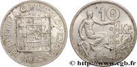CZECHOSLOVAKIA 10 Korun alégorie du travail CZECHOSLOVAKIA 1932 (30mm, 10,00g, 12h) -