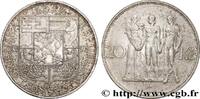 CZECHOSLOVAKIA 20 Korun Industrie, Agriculture et Commerce CZECHOSLOVAKIA 1934 (34mm, 12,01g, 12h) -