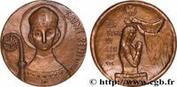FRANCE Médaille, Saint Rémi et Clovis RELIGIONS Monnaie de Paris 1982 (69mm, 158,88g, 12h) -