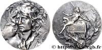 FRANCE Médaille Orphée - Joueur de lyre MUSIQUE, ARTS ET CONCERTS Monnaie de Paris (1899)/1902-1903 (68,5mm, 145,52g, 12h) -
