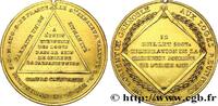 FRANCE Médaille, Célébration de la glorieuse journée de F FRANC - MAÇONNERIE Orient de Grenoble 1807 (53mm, 55,07g, 12h) -