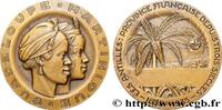 FRANCE Médaille, Tri-centenaire des Antilles, Guadeloupe ANTILLES FRANÇAISES 1935 (62,5mm, 116g, 12h) -